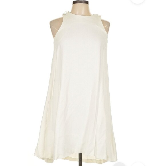 NWT Iceberg Women’s White Shift Dress EU 42 US 12 Elegant Italian Cocktail Party - Picture 1 of 4